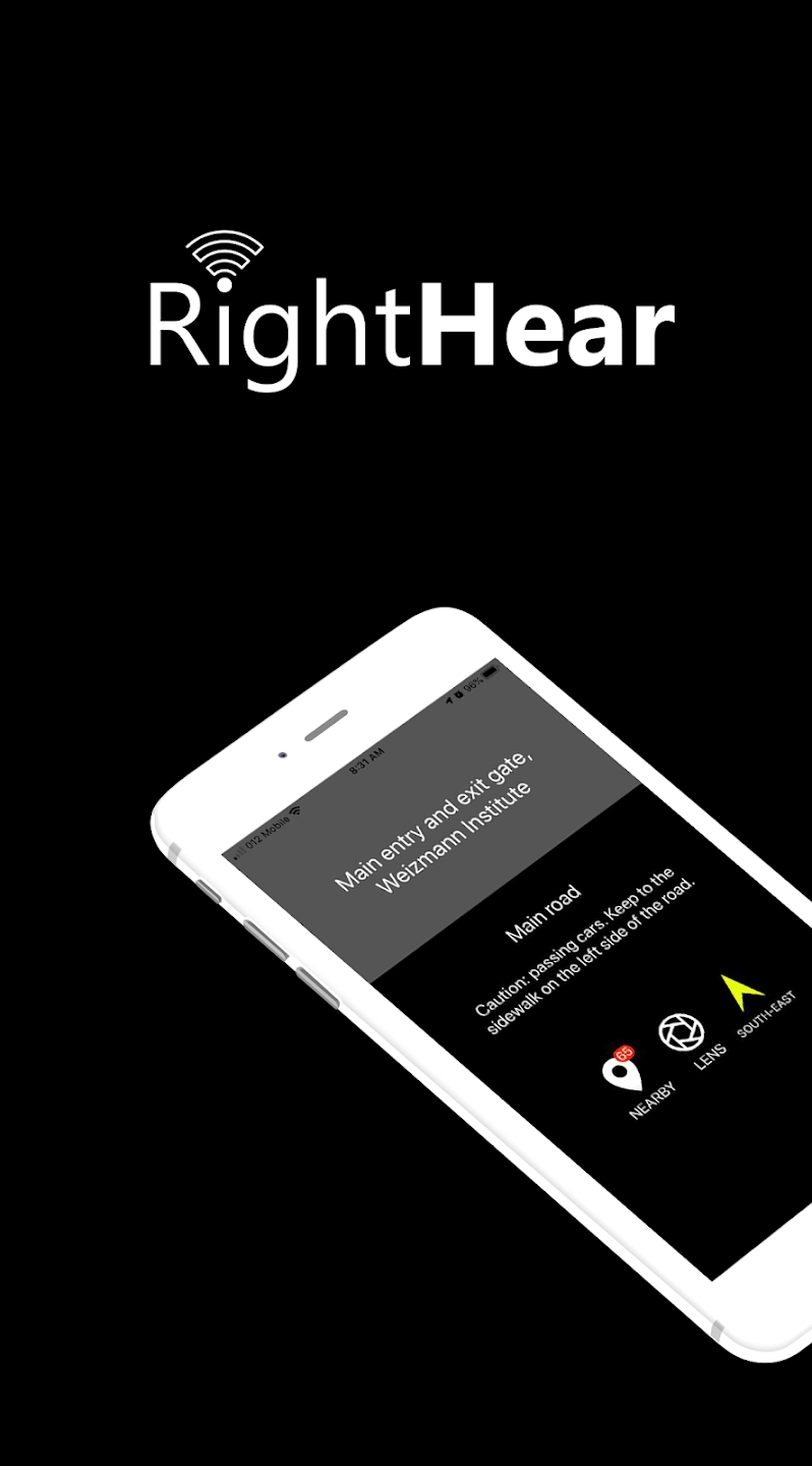 RightHear App Display